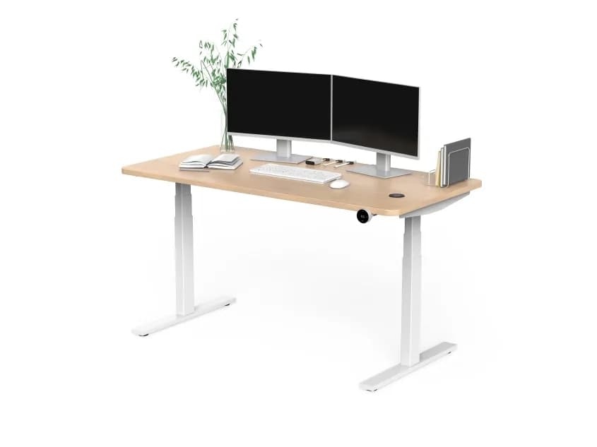 Стол GEEKRIG Solo с двумя мониторами